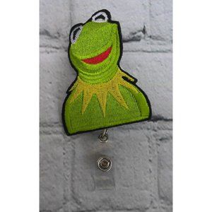 Reeleer Kermit the Frog  Badge Reels Retractable, with Alligator Clip , 24 inche